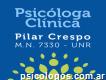 Psicóloga Psicoanalísta en Rosario, obras sociales y particulares. Zona centro.