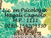 Lic. en psicología Magalí Cagnolo